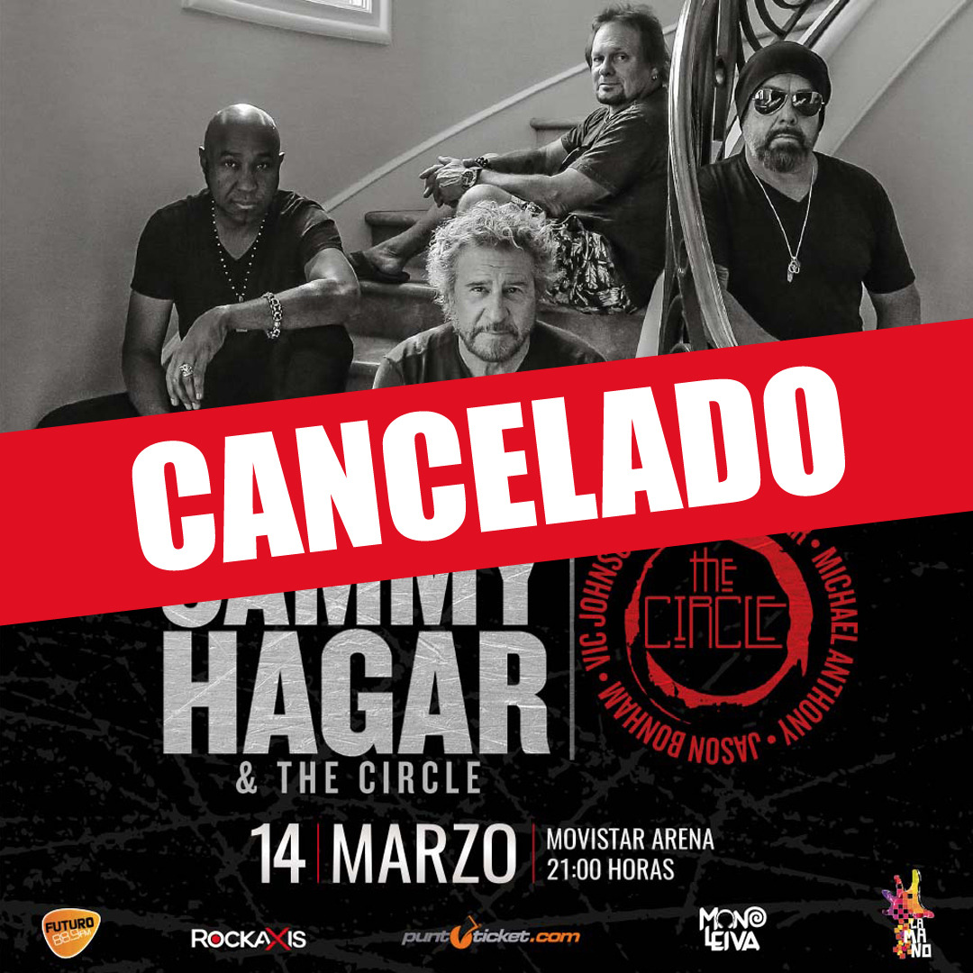 Sammy Hagar & The Circle cancela su debut en Chile